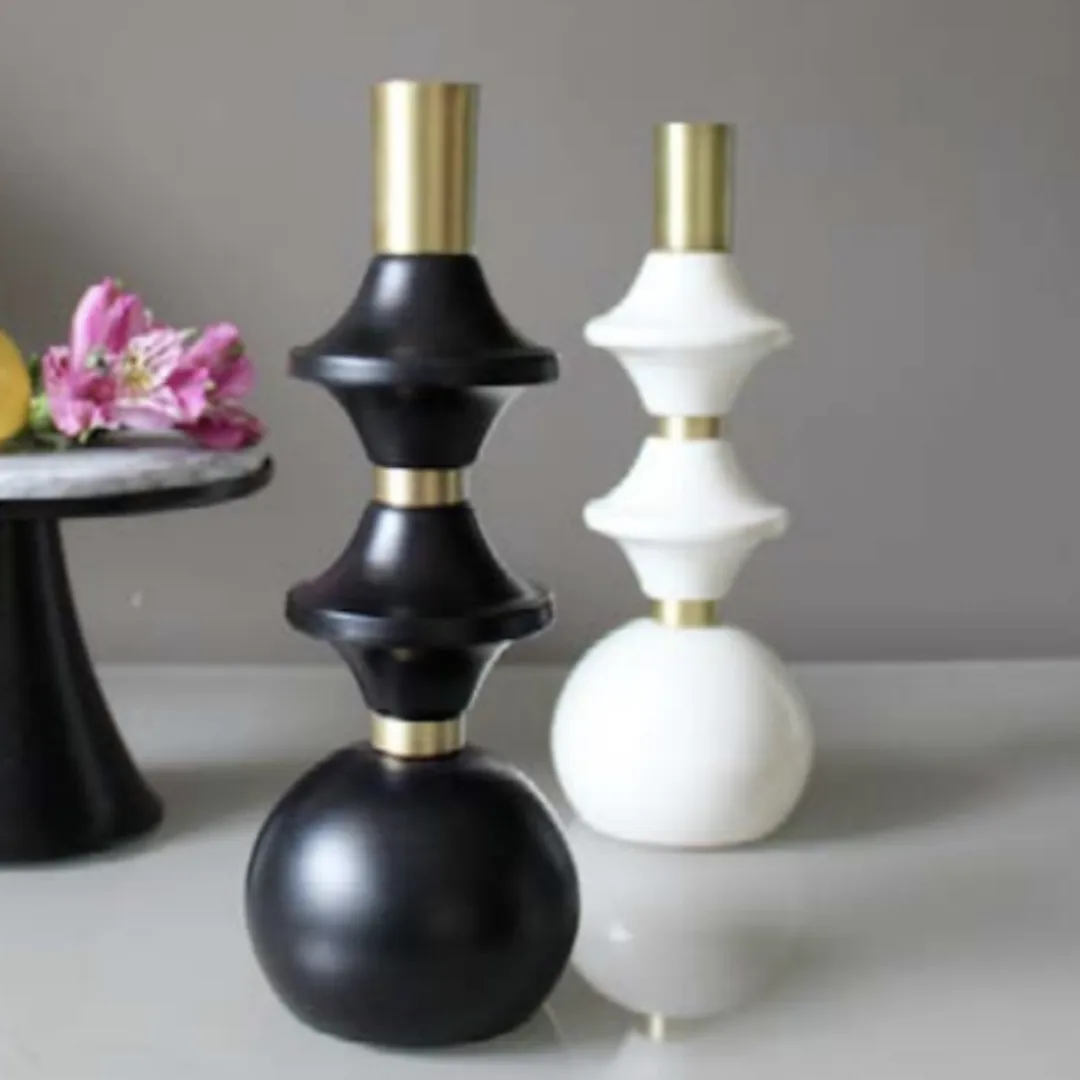 BEAD CANDLEHOLDERS